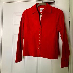 NWT Coldwater Creek Suede Jacket